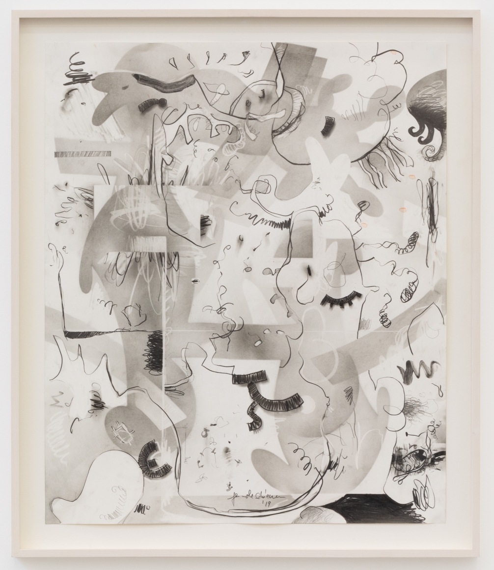 Jan-Ole Schiemann, To be titled, 2019. Graphite on paper 24 1/8 x 20 1/8 in 61 x 51 cm (JS19.007)