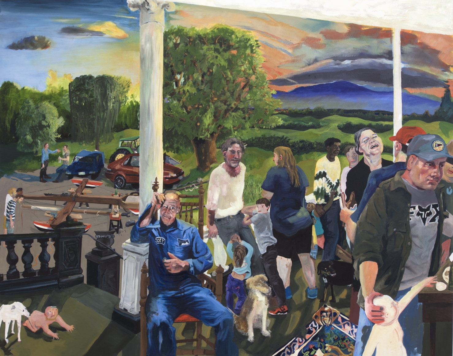 Celeste Dupuy-Spencer Rokeby, 2017 Oil on linen 48 x 60 in 121.9 x 152.4 cm (CDS17.032)