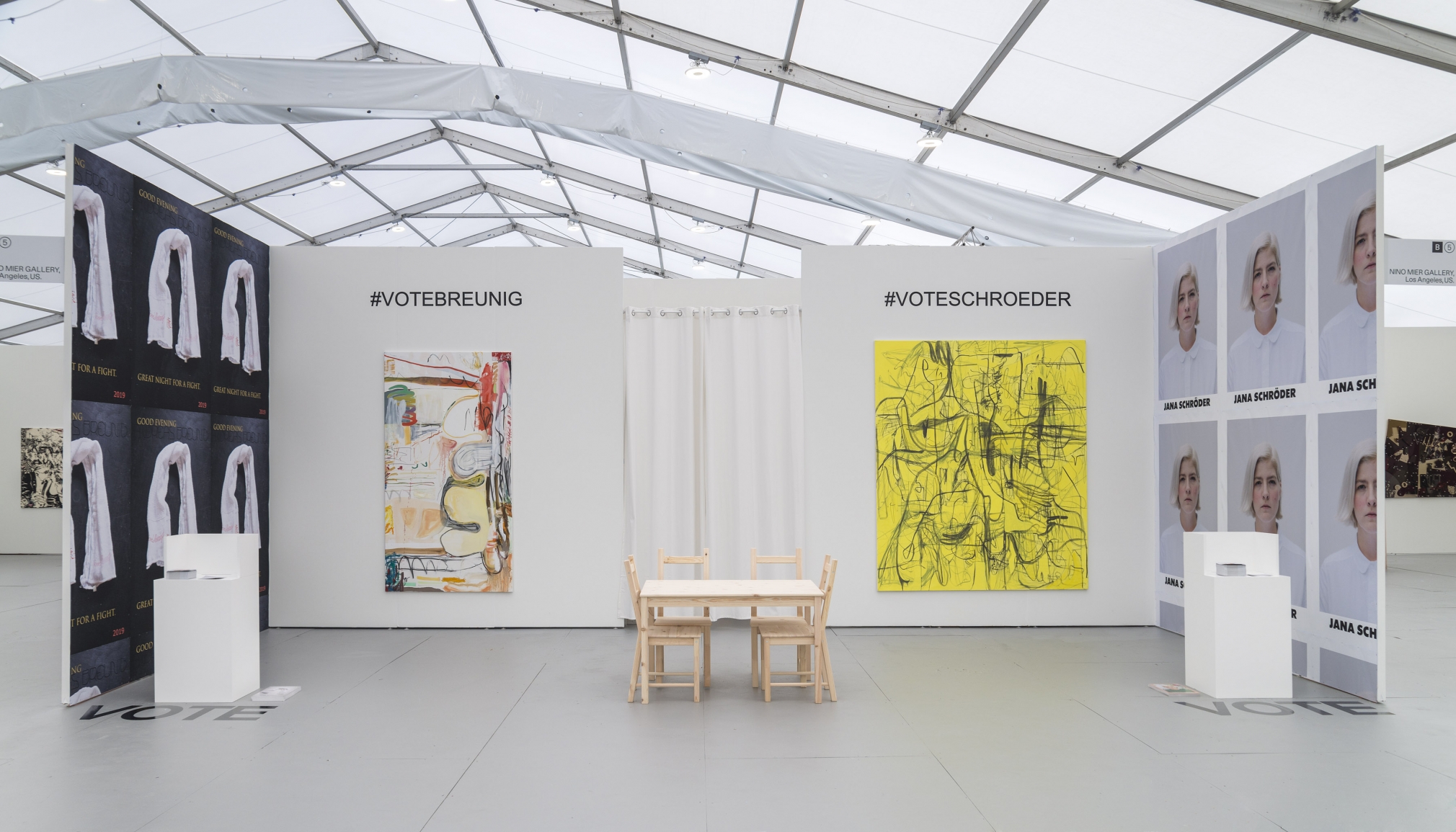 UNTITLED, ART, Miami Beach 2019, Installation view; Wide booth