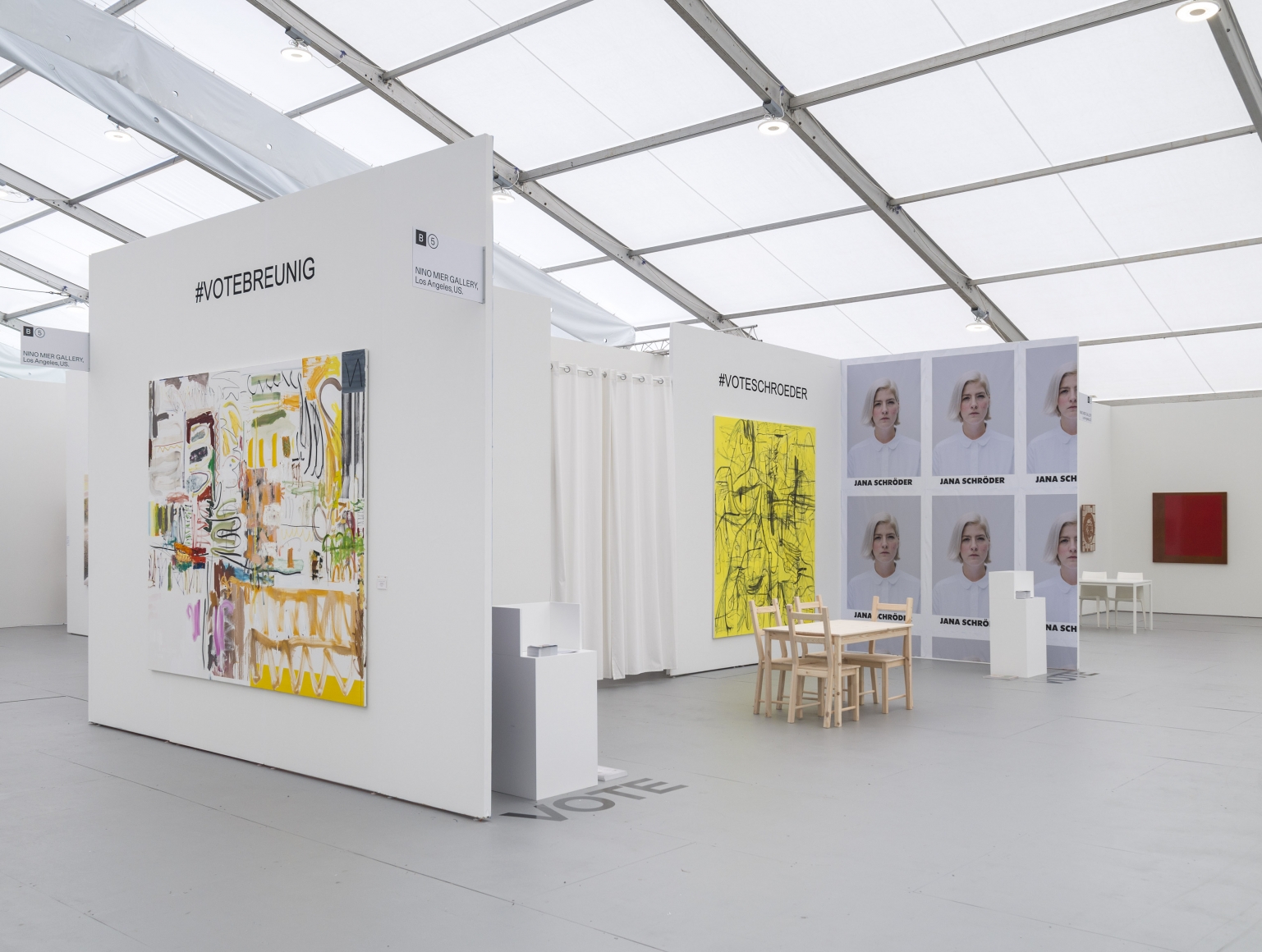 UNTITLED, ART, Miami Beach 2019, Installation view; Angled view