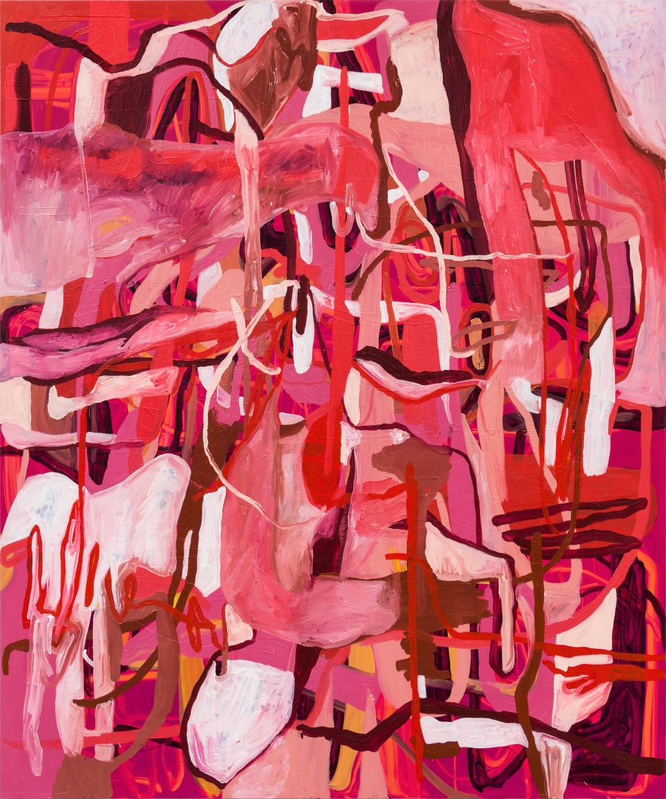 Jana Schröder, Specshift L1, 2020. Acrylic and oil on canvas, 94 1/2 x 78 3/4 in, 240 x 200 cm (JSR20.001)