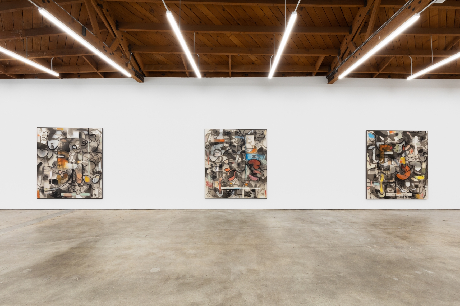 Installation View 3, Paintings Have Feelings Too