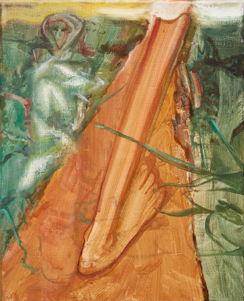 Tomasz Kowalski, TBT, 2018. Oil on canvas, 16 x 13 in, 40.6 x 33 cm (TKO18.025)