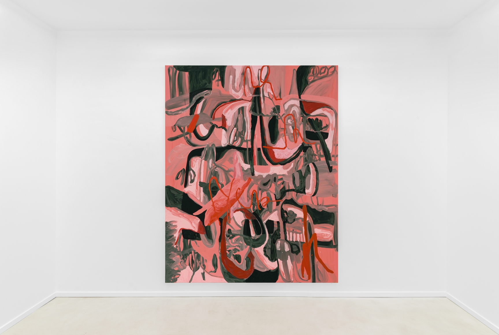 Installation view of Jana Schröder, Mother (March 11-April 10, 2021), Nino Mier Gallery Brussels, Belgium