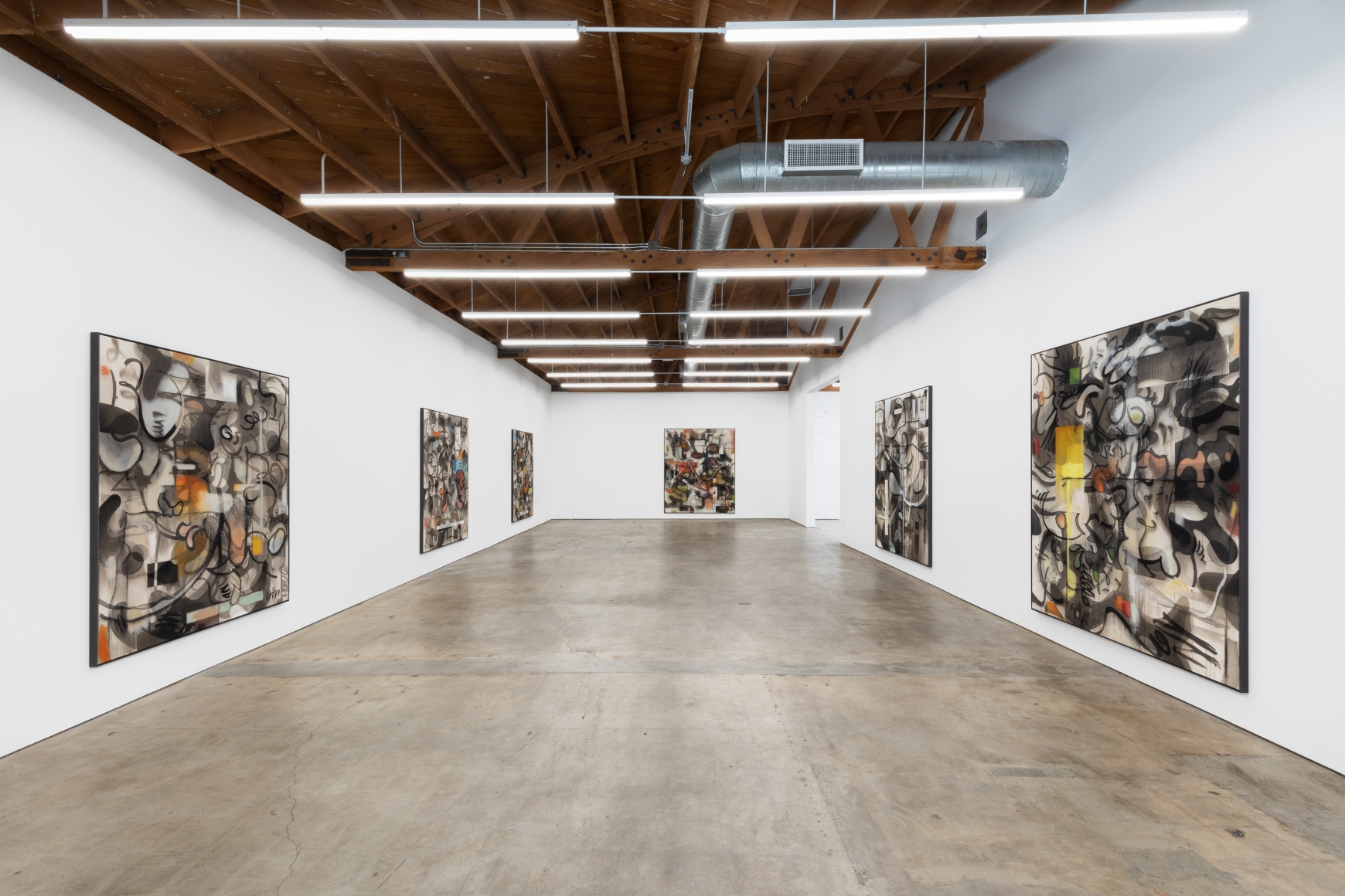 Installation View 1, Paintings Have Feelings Too