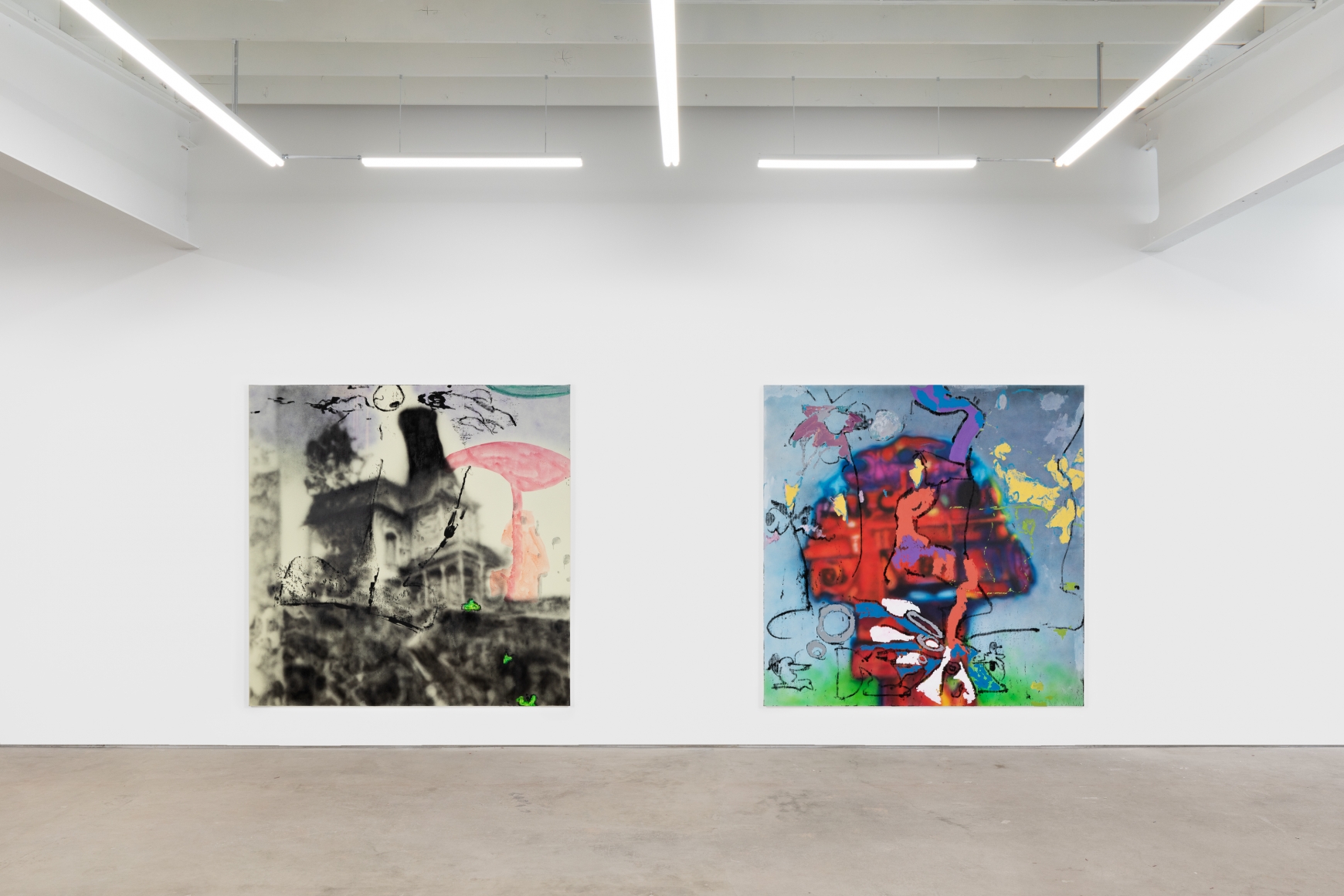 Installation View of Antwan Horfee: SCI-FRIED (April 1-May 15, 2021) Nino Mier Gallery, Los Angeles, CA