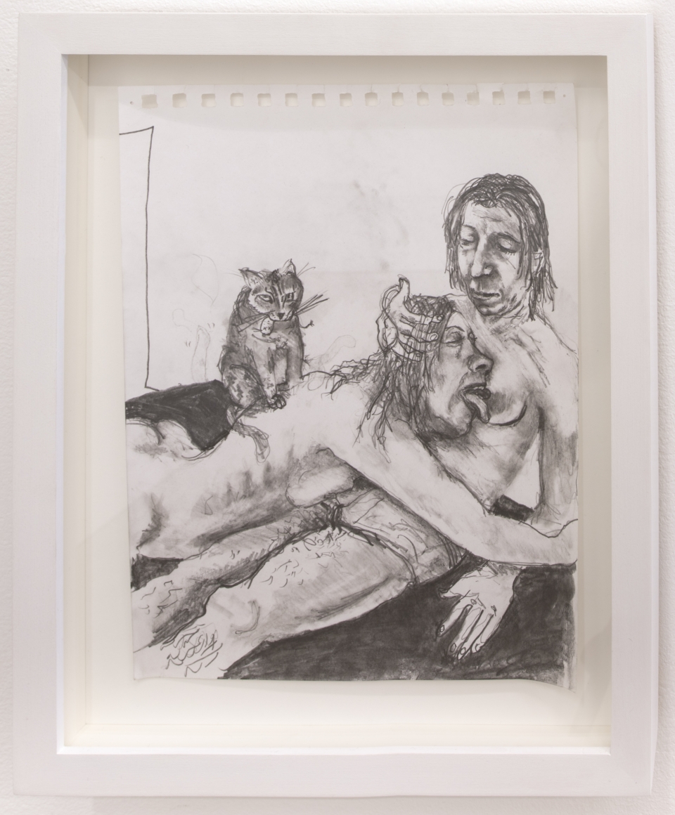 Celeste Dupuy-Spencer Come Here, Comrade (January 20, 2017), 2017 Pencil on paper 11 x 8 1/2 in 27.9 x 21.6 cm (CDS17.026)