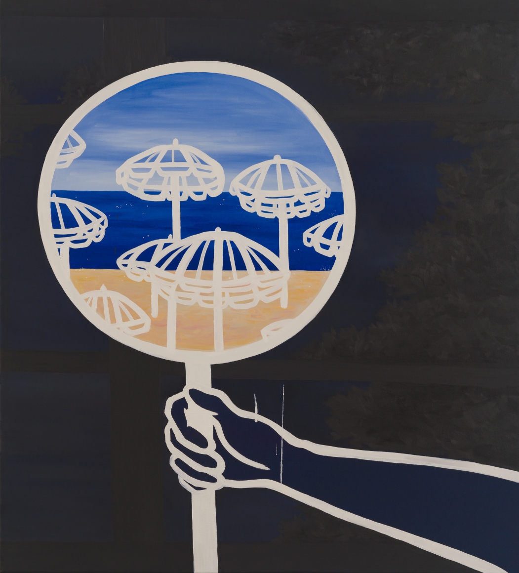 Hiejin Yoo Opposite Attraction 2, 2019 Vinyl and acrylic on canvas 40 x 36 in 101.6 x 91.4 cm (HYO19.001)