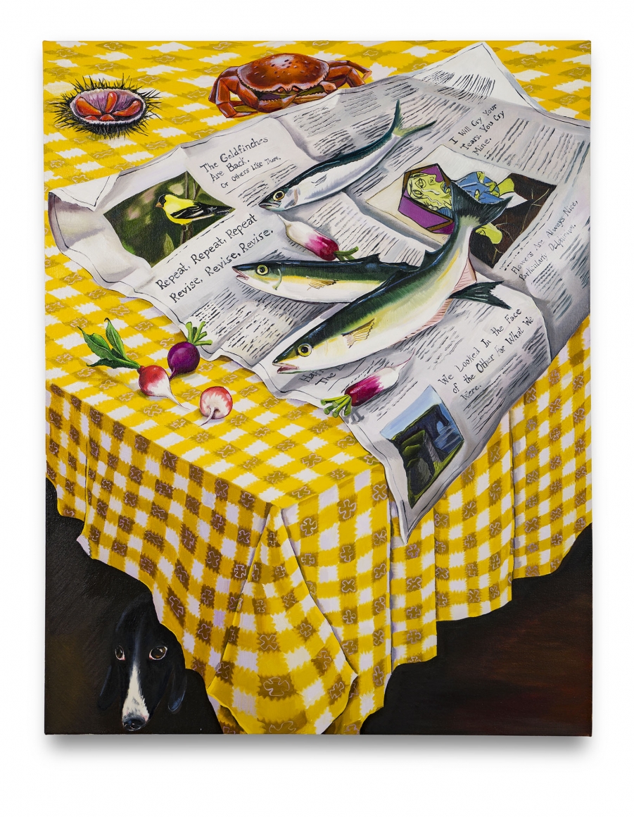 Nikki Maloof Still Life (for Dani), 2019 Oil on canvas 36 x 30 in 91.4 x 76.2 cm (NM19.001)