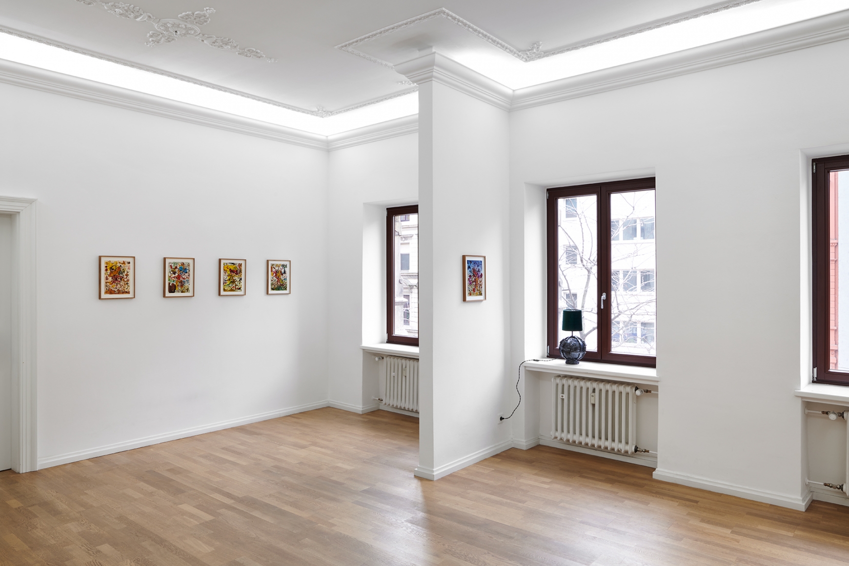 Installation view of Jan-Ole Schiemann's, Are you relevant my friend?, (March 21-April 10, 2021). Salon Nino Mier Cologne