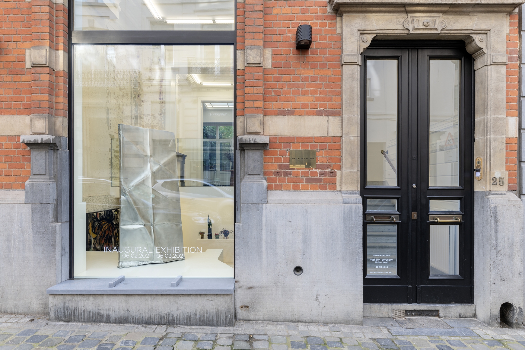 Installation View of INAUGURAL EXHIBITION (February 6–March 6, 2021) Nino Mier Gallery, Brussels, Belgium