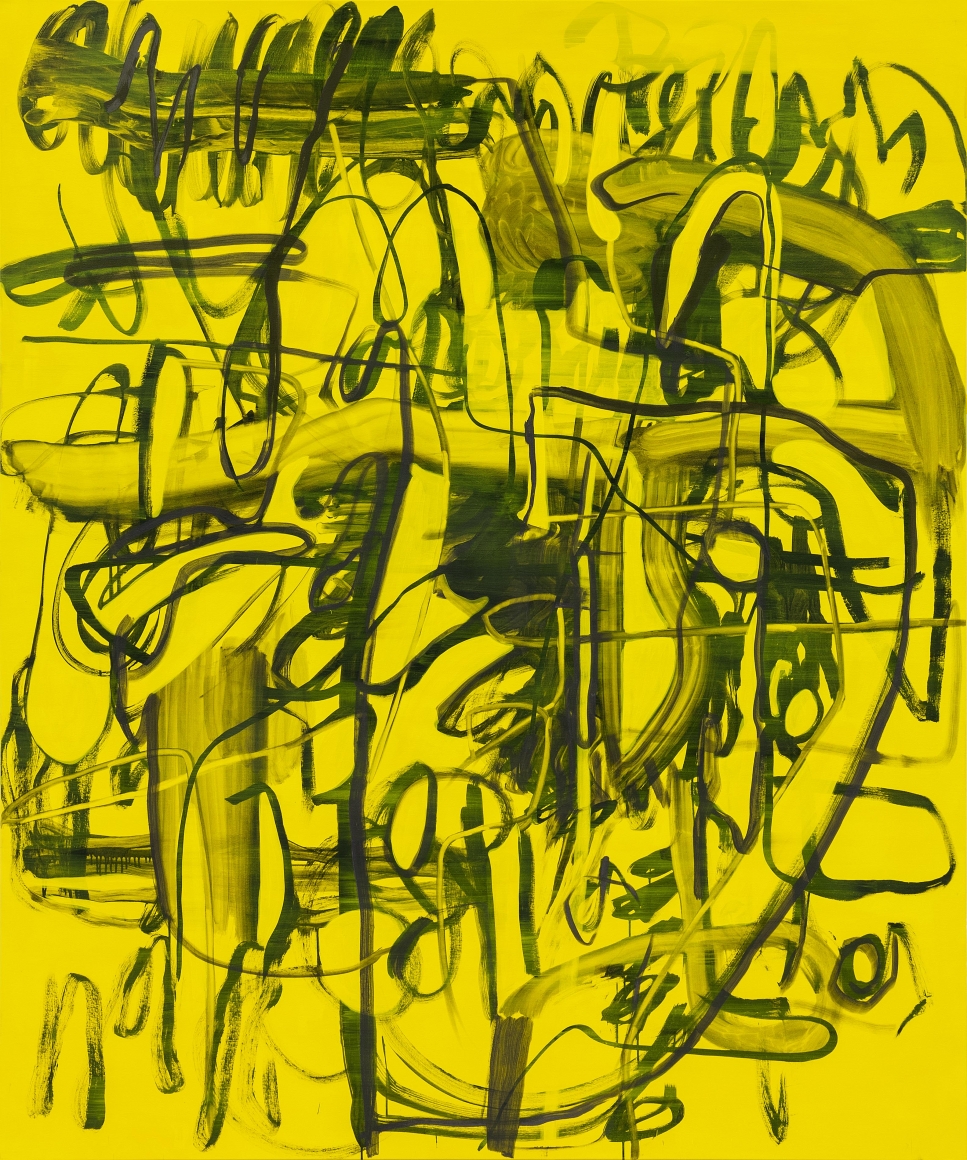 Jana Schröder, Kadlites L20, 2019. Acrylic, graphite and lead on canvas, 94 1/2 x 78 3/4 in, 240 x 200 cm (JSR19.018)