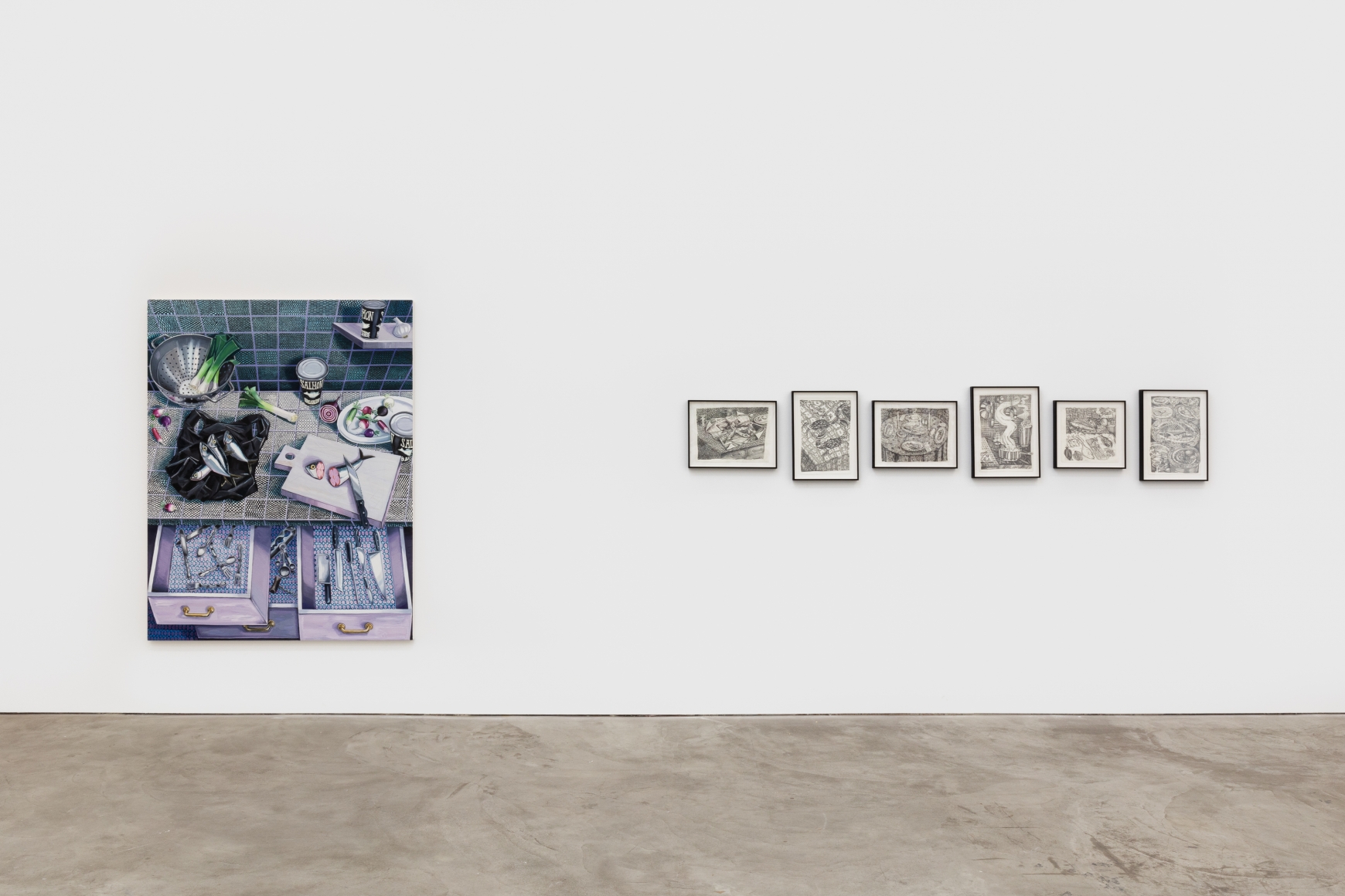 Installation View of Nikki Maloof: Nervous Appetite (November 21–December 19, 2020) Nino Mier Gallery, Los Angeles, CA 2/10