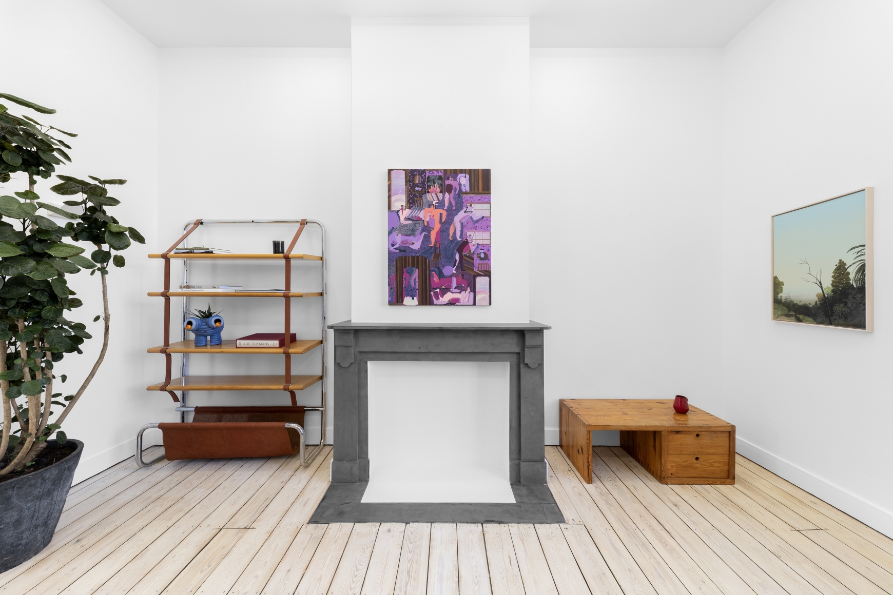 Installation View of INAUGURAL EXHIBITION (February 6–March 6, 2021) Nino Mier Gallery, Brussels, Belgium