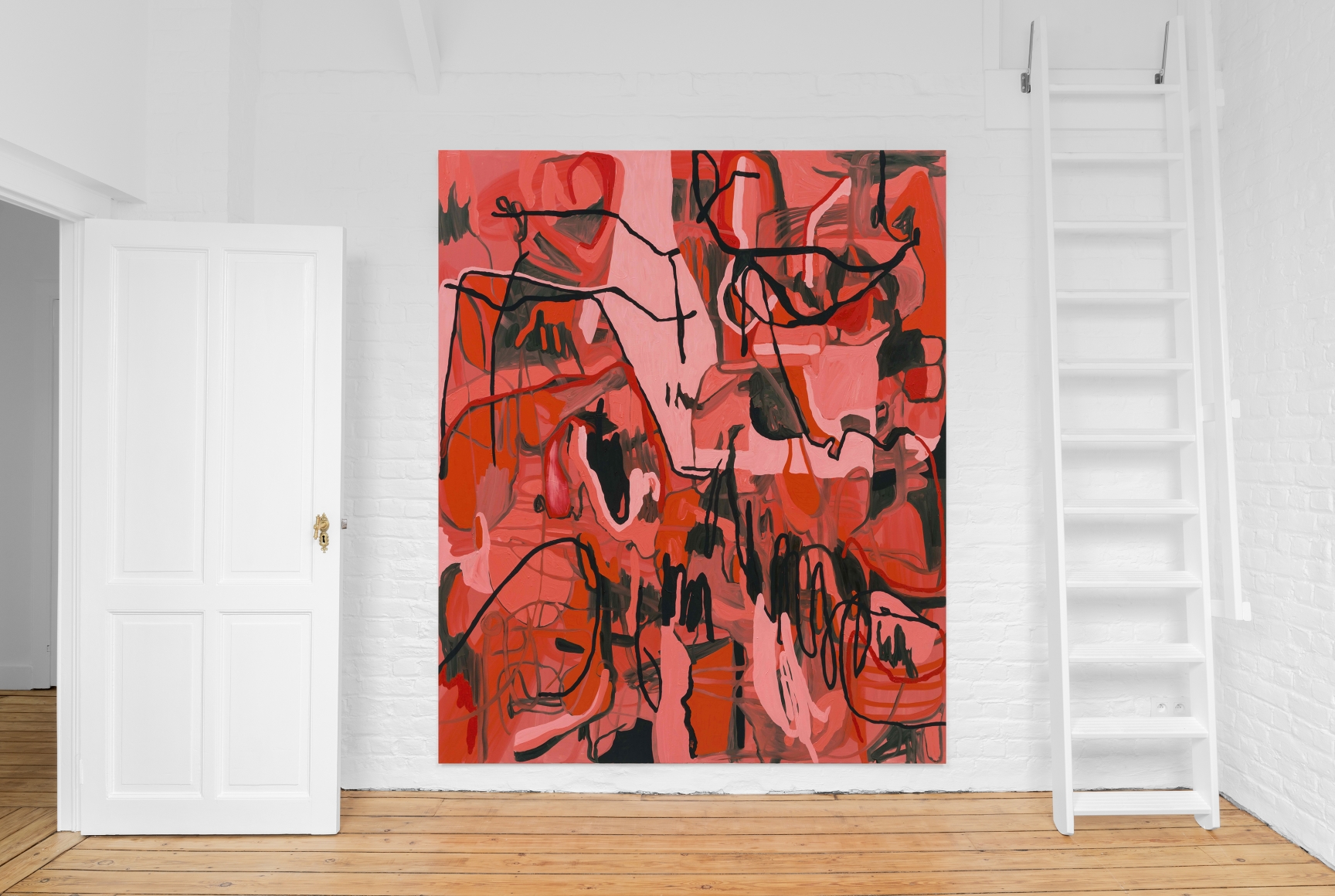 Installation view of Jana Schröder, Mother (March 11-April 10, 2021), Nino Mier Gallery Brussels, Belgium
