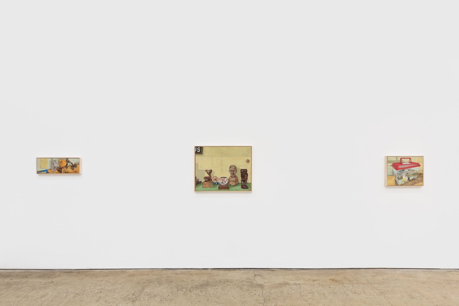 Installation View of Michael Cline: Back Steps (March 10 – March 24, 2021) Nino Mier Gallery, Los Angeles, CA