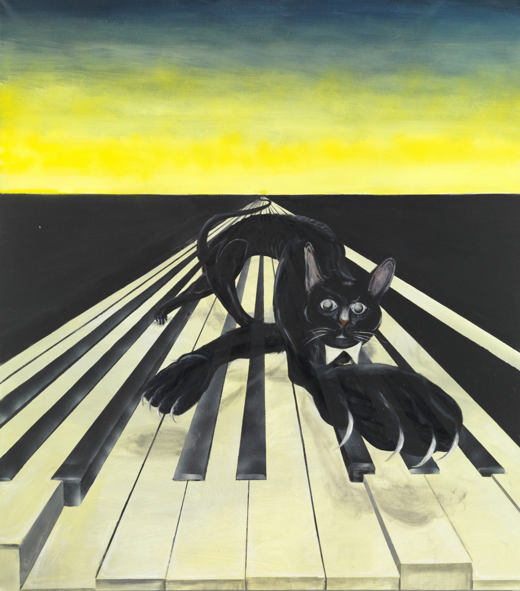 Tomasz Kowalski Untitled (Cat), 2012 Oil on canvas 66 7/8 x 59 1/8 in 170 x 150 cm (TKO19.014)