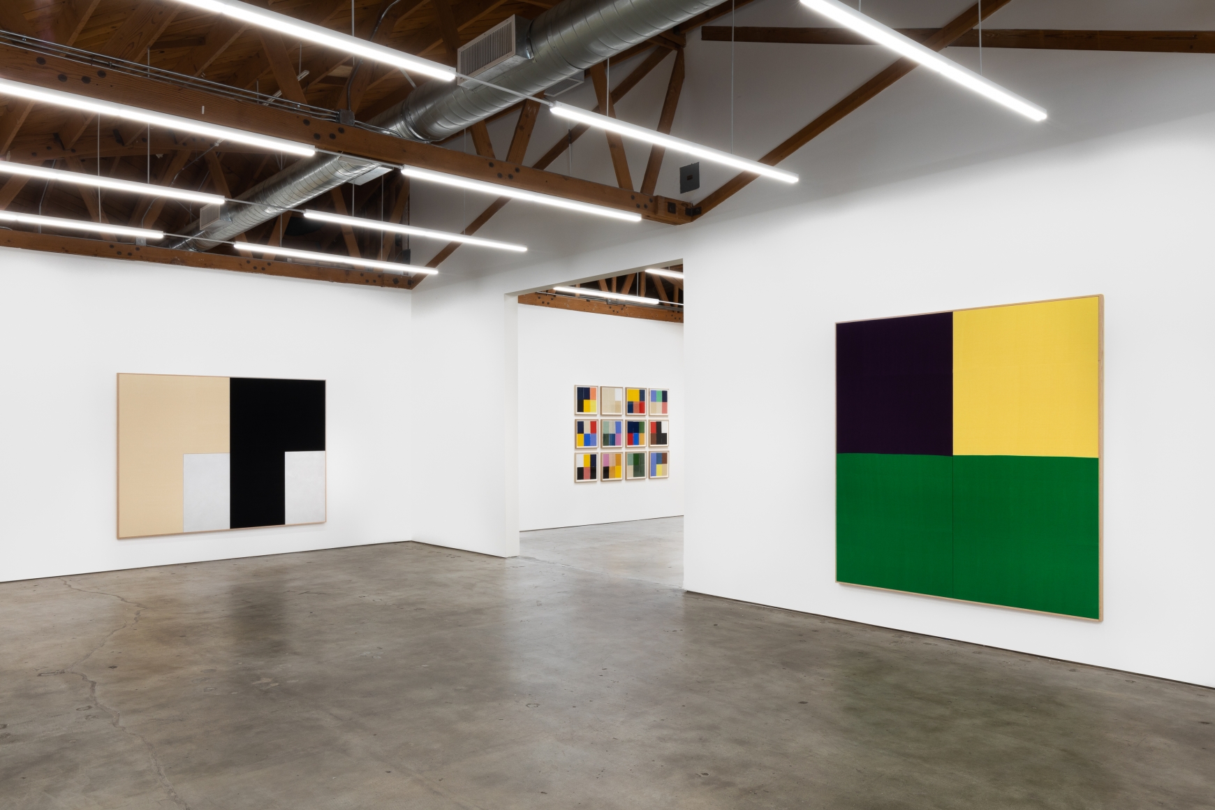 Installation View of Ethan Cook: Arenas (October 24–November 21, 2020). Nino Mier Gallery, Los Angeles, CA