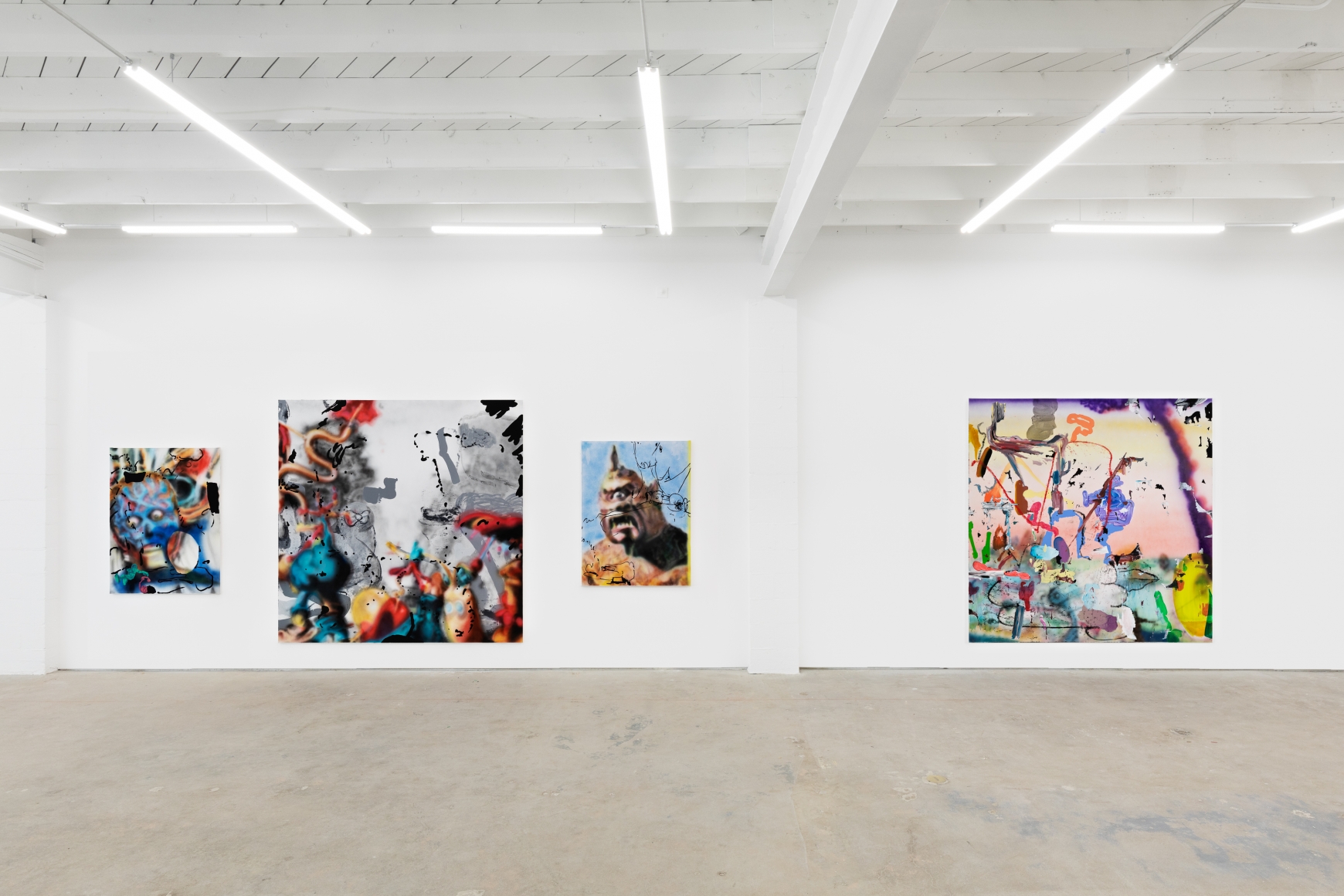 Installation View of Antwan Horfee: SCI-FRIED (April 1-May 15, 2021) Nino Mier Gallery, Los Angeles, CA