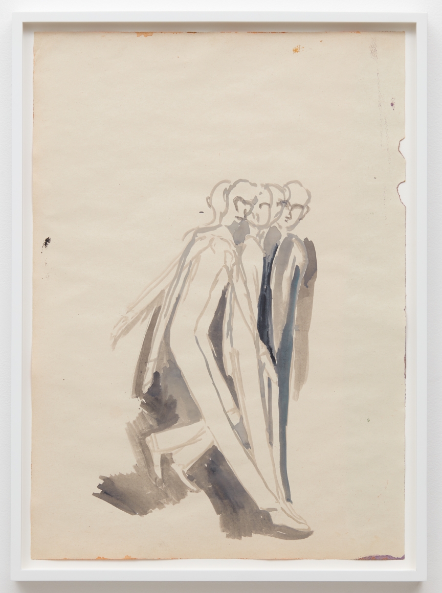 Tomasz Kowalski, Untitled, 2018. Watercolor on paper, 24 x 17 in, 61 x 43.2 cm (TKO18.019)