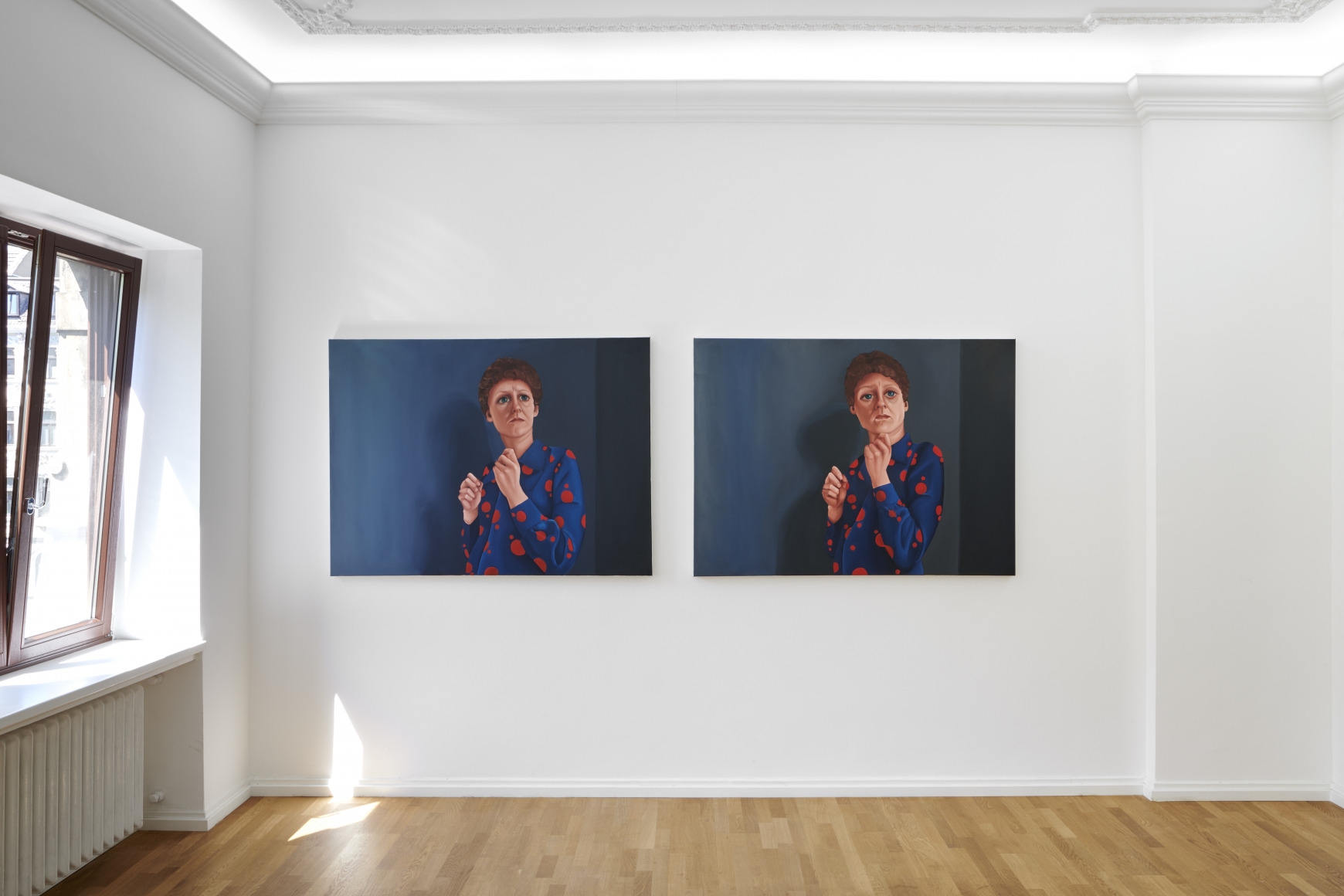 Installation shot 1 of Madeleine Pfull (July 20–August 31, 2020). Salon Nino Mier, Cologne