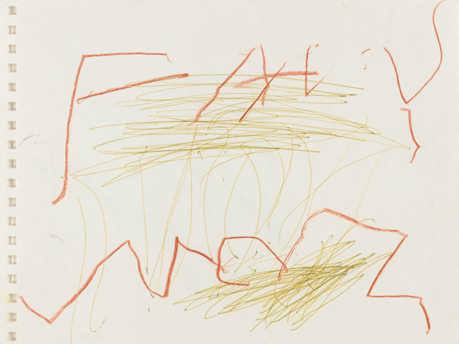 "Untitled", 1999 Colored pencil, pen on paper