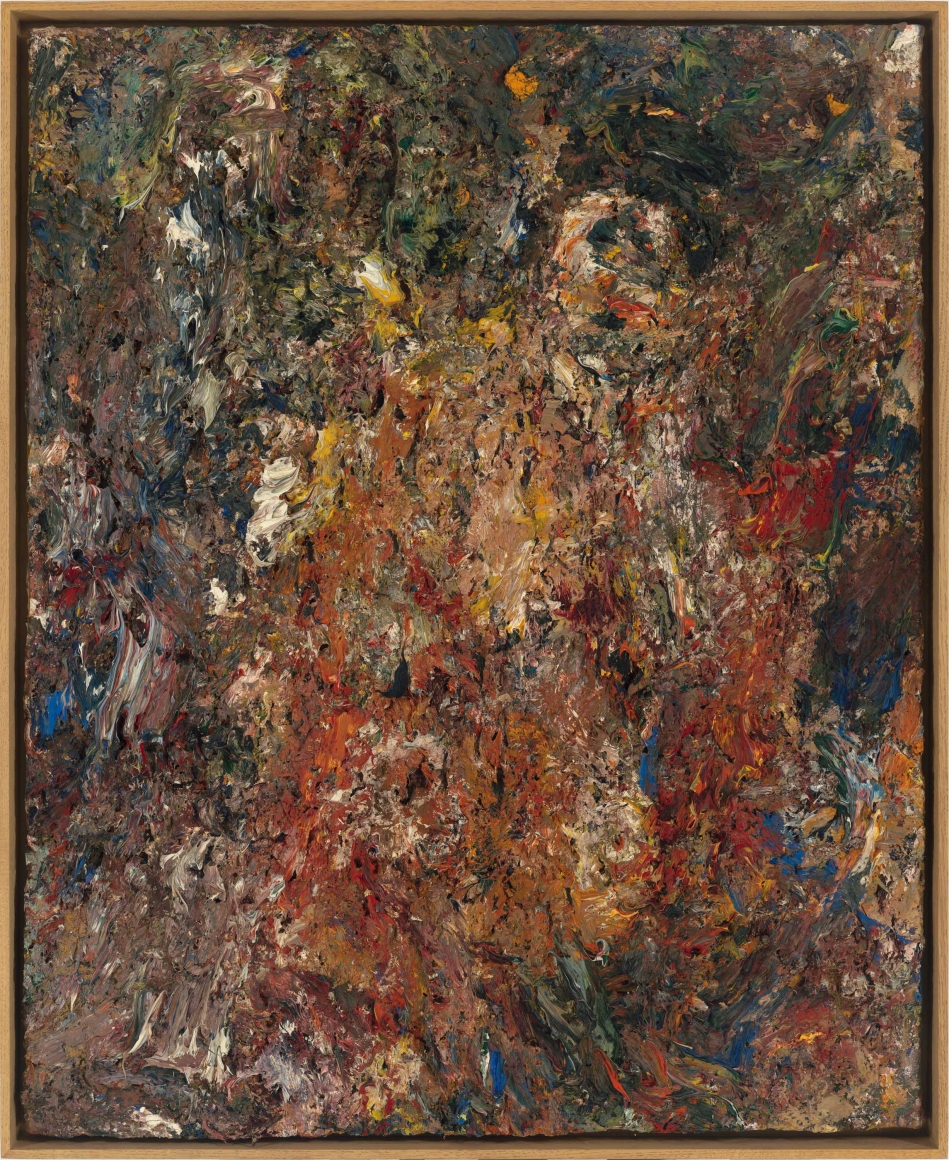 Eugène Leroy, “Nu en fête (Festive Nude)”, 1996