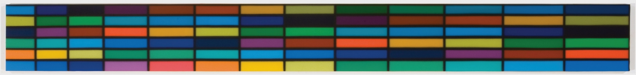 Blue Fretboard, 2010, Synthetic polymer on canvas