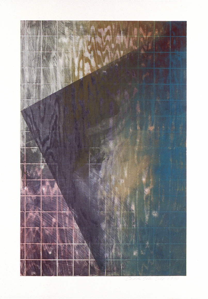 Laddie John Dill, Untitled, 1990, Woodblock monoprint