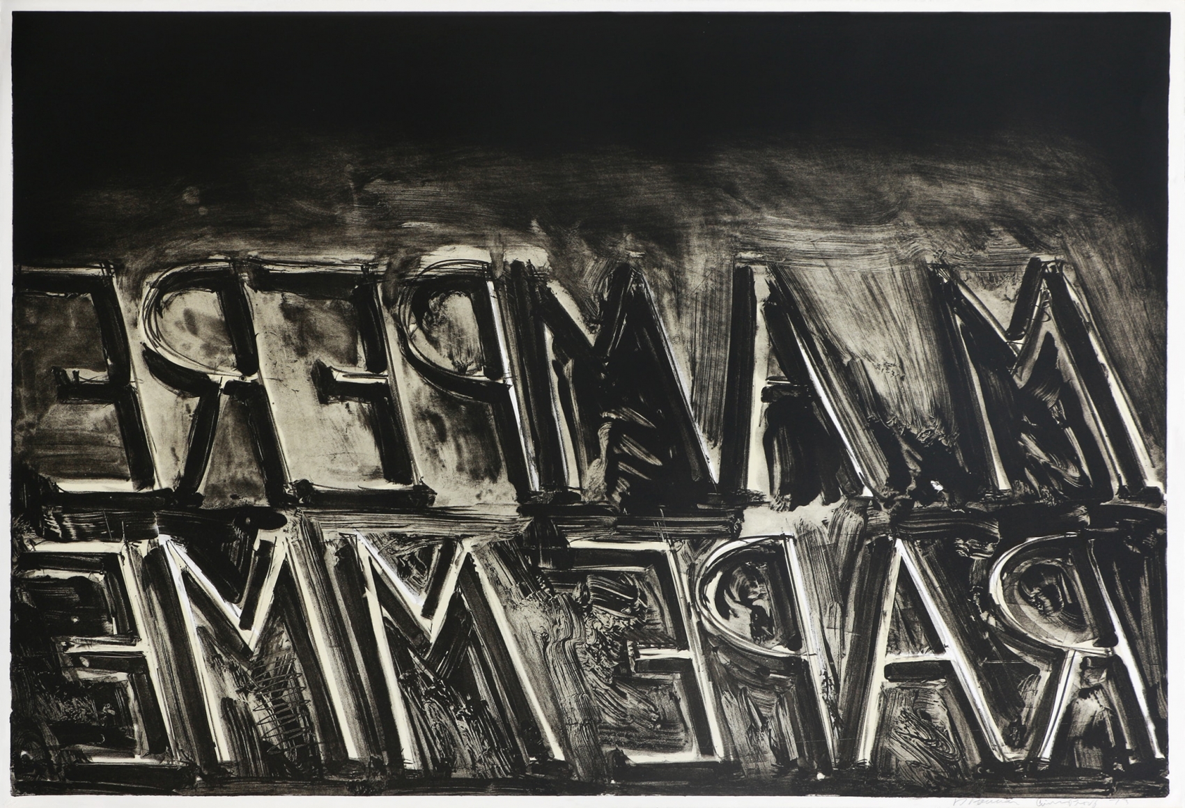Bruce Nauman, M. Ampere