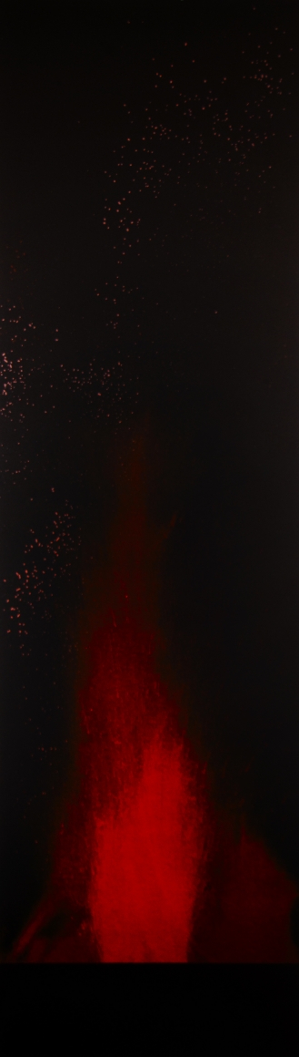 100 Breaths by Lita Albuquerque, lithographic monoprint, no. 43 from an edition of 111