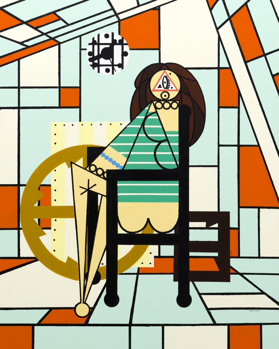 Farah Atassi, Model in Studio No. 6, 2021