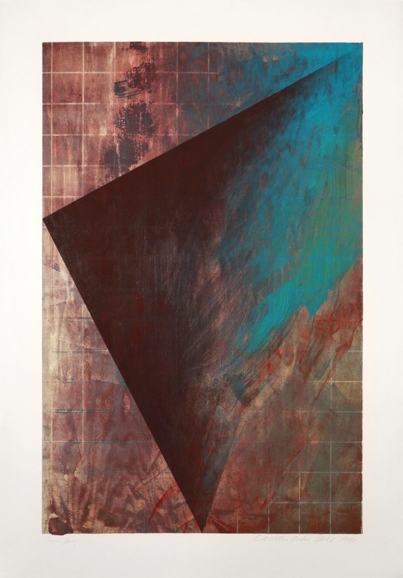Laddie John Dill Untitled, 1990 Woodblock monoprint