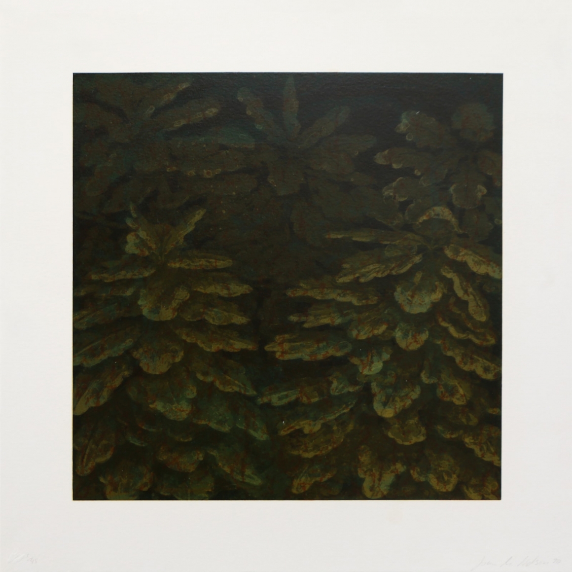 Joan Nelson Untitled, 1990 Lithograph, silkscreen varnish