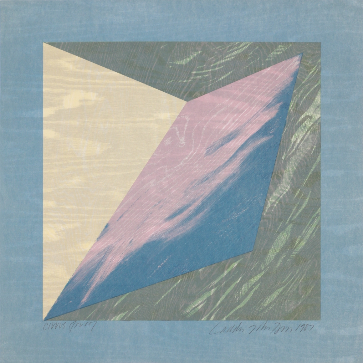 Laddie John Dill Untitled, 1987 Lithograph, woodcut