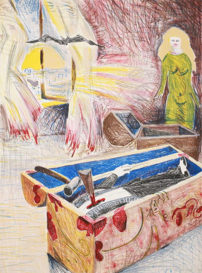 Chales Garabedian, Untitled 1975 Lithograph
