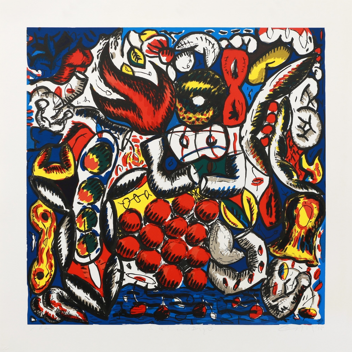 Gronk Salad, Days, 1998, Lithograph
