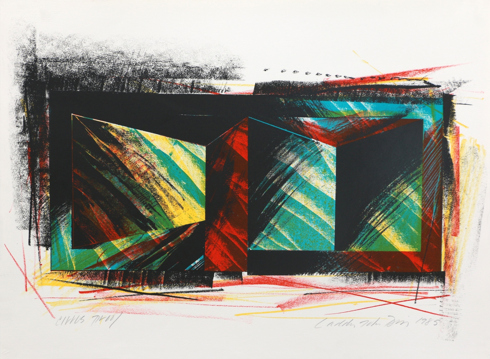 Laddie John Dill Untitled (Death in Venice series), 1985 Lithograph