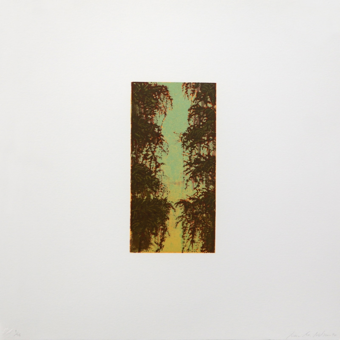 Joan Nelson Untitled, 1990 Lithograph, silkscreen varnish