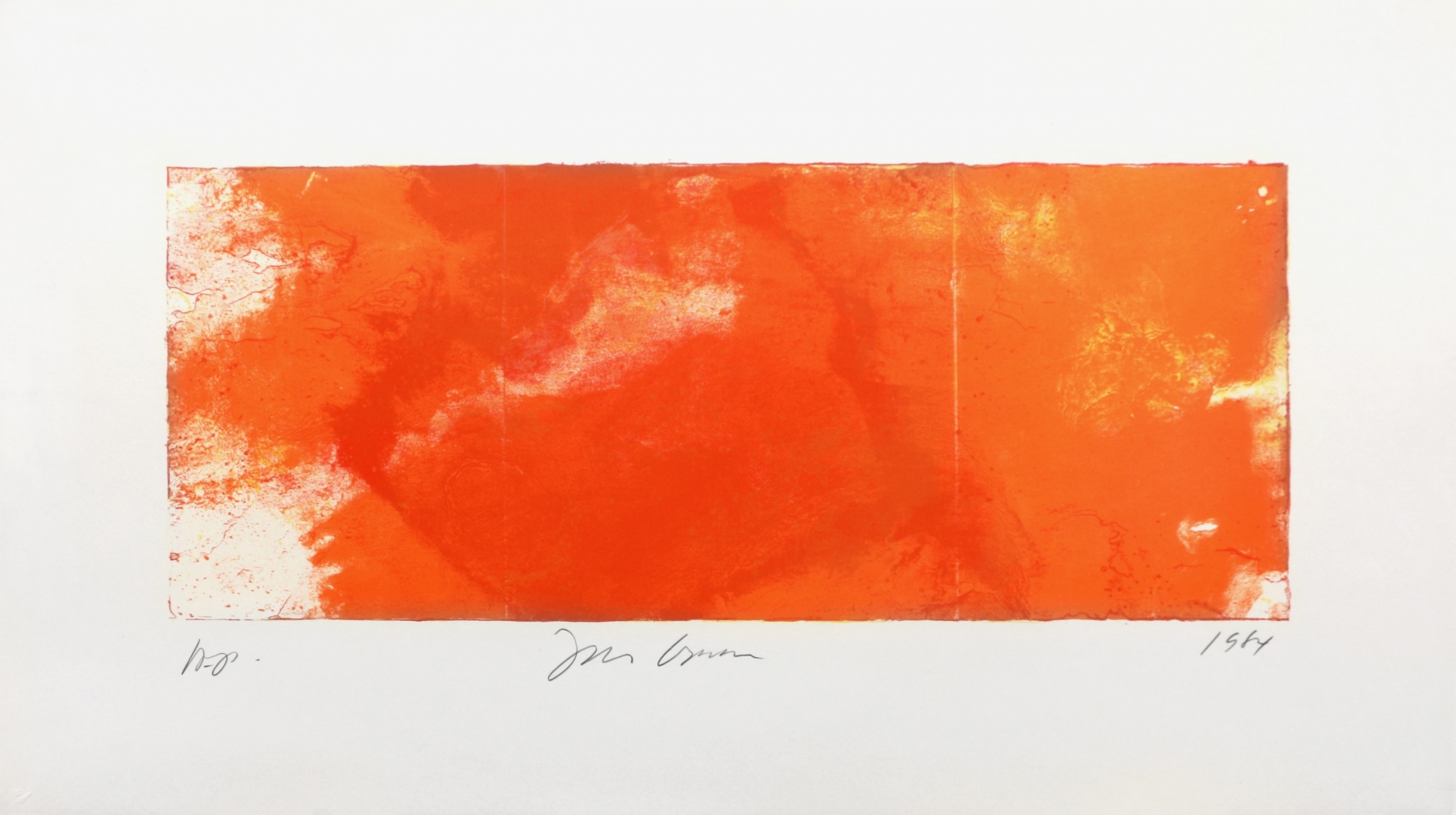 Joe Goode Untitled (Forest Fires), 1984 Lithograph