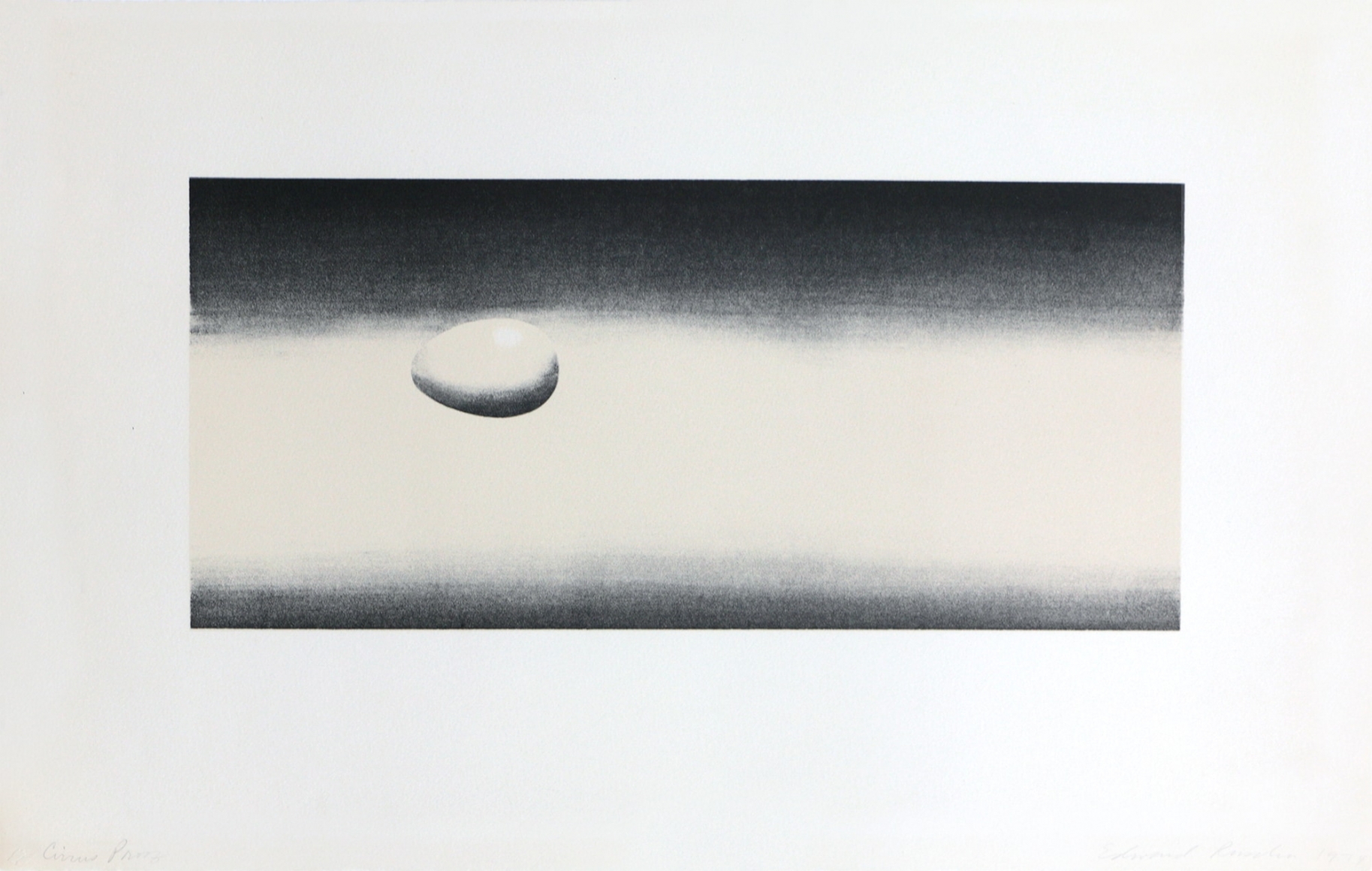 Ed Ruscha Domestic Tranquility: Egg, 1974 Lithograph, ed. 65