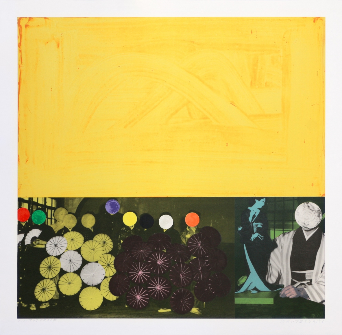 John Baldessari Cliché: Japanese (Yellow), 1995 Lithograph, silkscreen