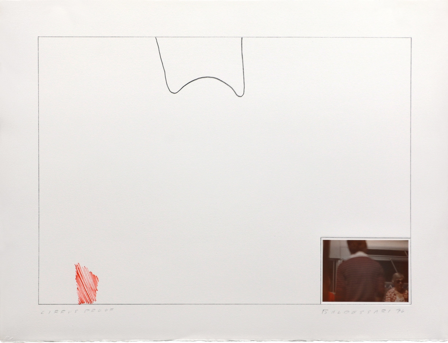 John Baldessari Raw Prints (Red), 1976