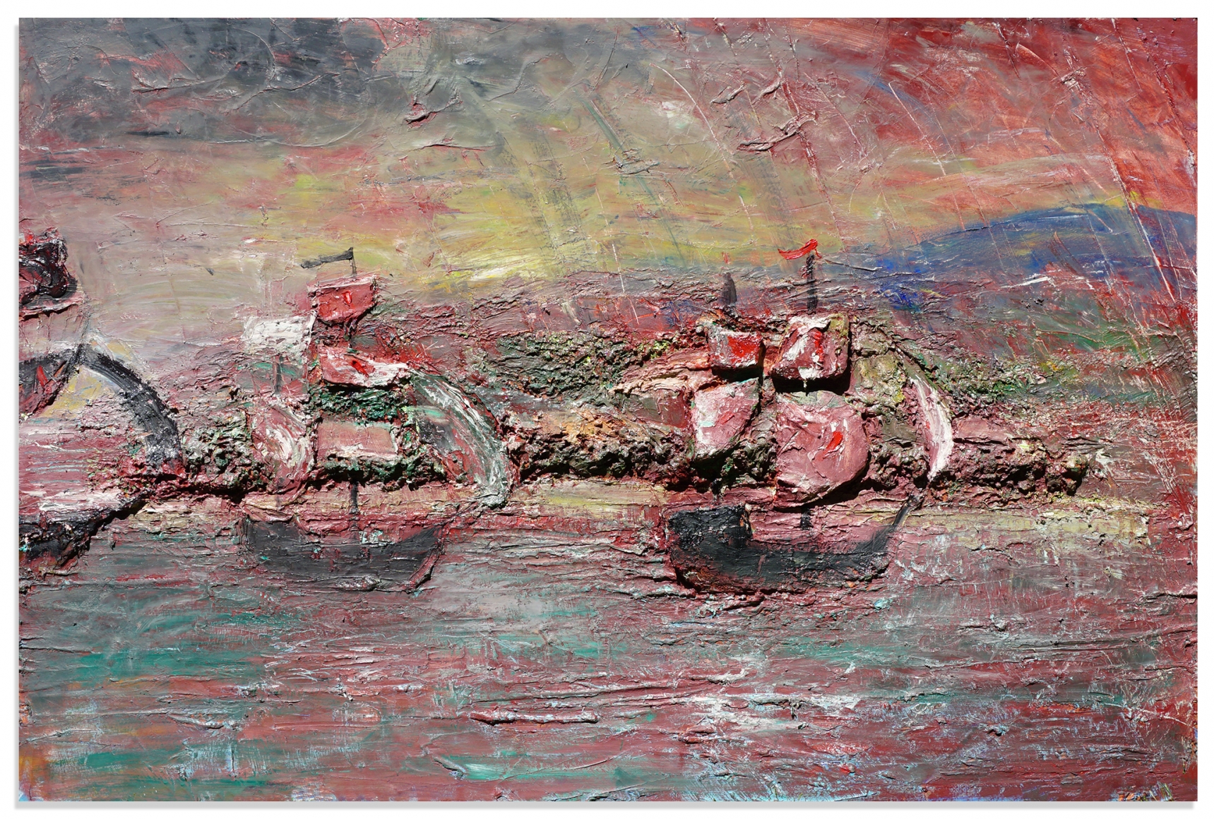 JOHN BRADFORD The Nina, the Pinta, and the Santa Maria, 2019