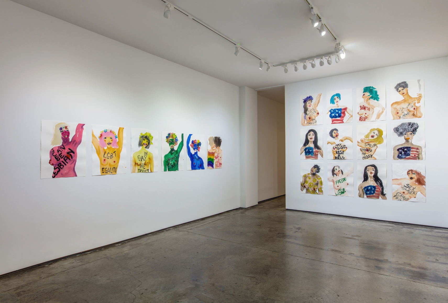 Nadine Faraj Naked Revolt, 2016