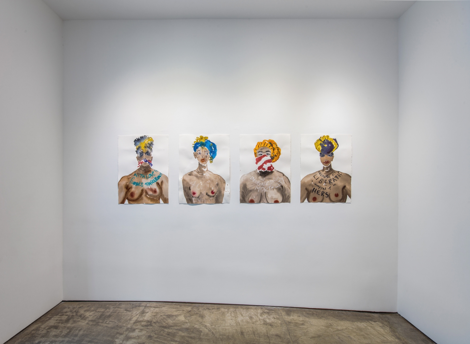 Nadine Faraj Naked Revolt, 2016