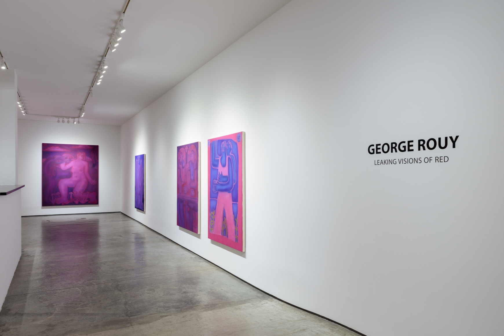 GEORGE ROUY Leaking Visions of Red, 2018