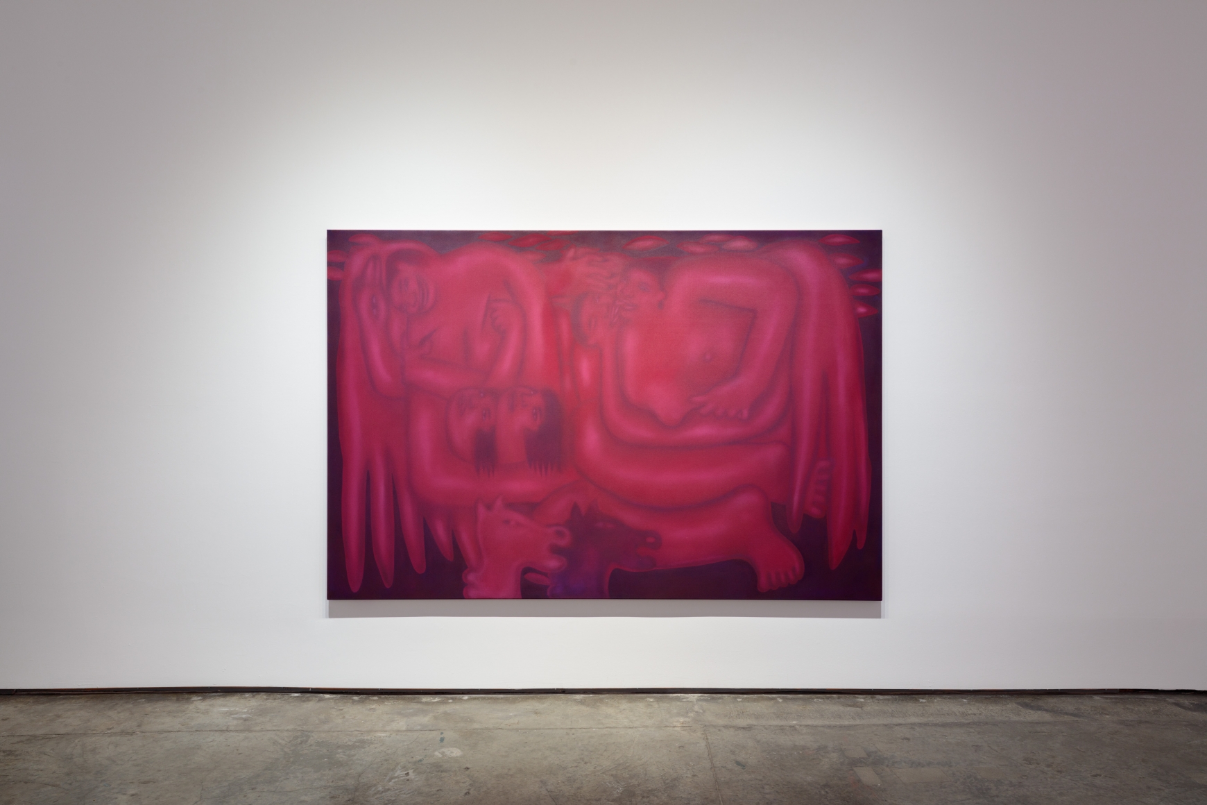 GEORGE ROUY Leaking Visions of Red, 2018