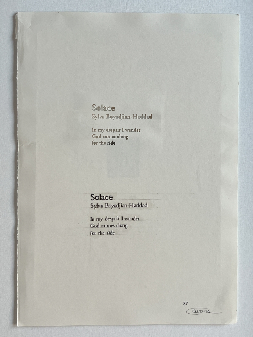Youdhisthir Maharjan, Displaced Solace (detail)