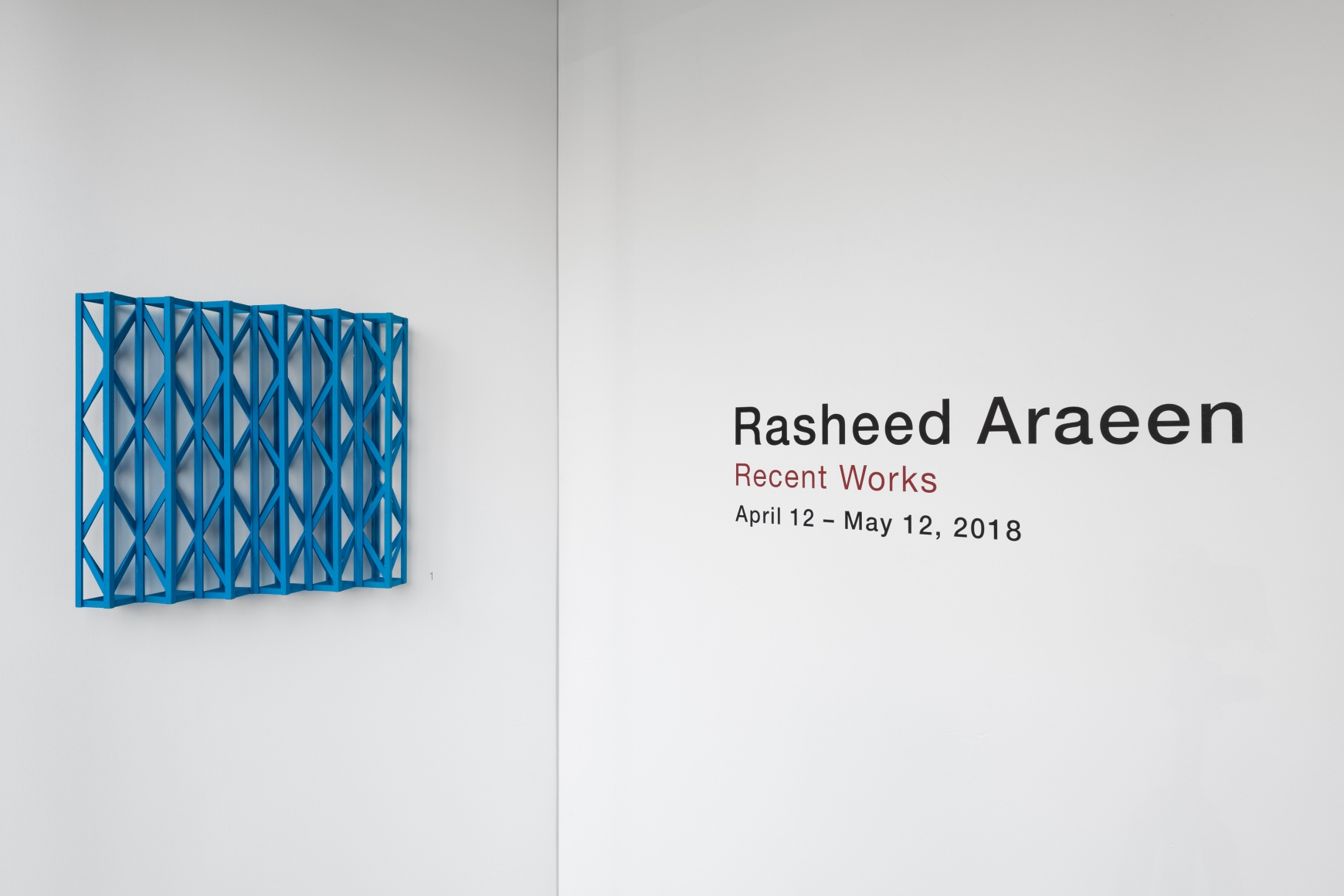Rasheed Araeen, Recent Works (Installation View)